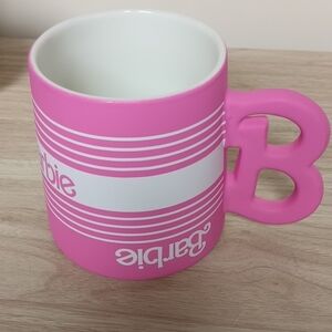 Barbie Pink Mug with B Handle
